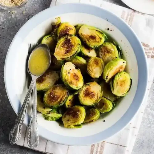 lemon pepper brussel sprouts